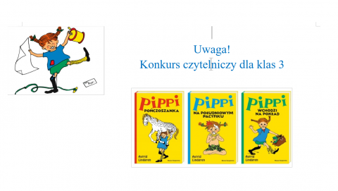 Konkurs czytelniczy "Urodziny Pippi" 2025